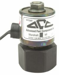 AFC-121 Advanced Fuel Components Solenoid Shut Lock Off Valve 12 volt 312 psi 