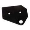 Norcold Refrigerator Door Hinge Plate, Black 61631330
