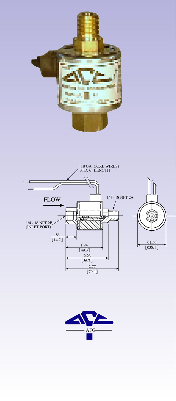 Advanced Fuel Components model 151 Safety Valve