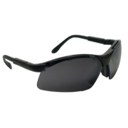 SAS Safety 541-0001 Sidewinders Safety Glasses - Black Frames/Shade Lens