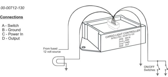 Intellitec Cargo Light Control Kit 12v 00-00712-130 - Image 2