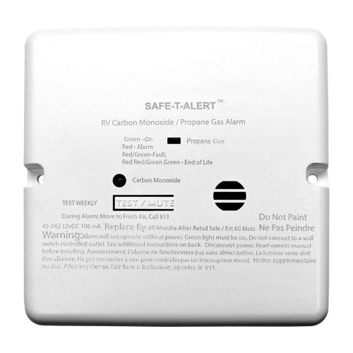 Safe-T-Alert 40-442-P-Wt Lp Gas Alarm Flush Mount Now 45-742-WT