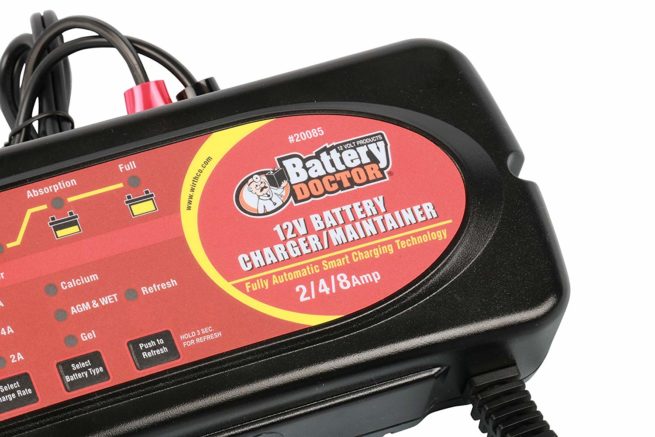 WirthCo 20085 Battery Doctor 12V 2/4/8 Amp Smart Battery Charger/Maintainer - Image 3