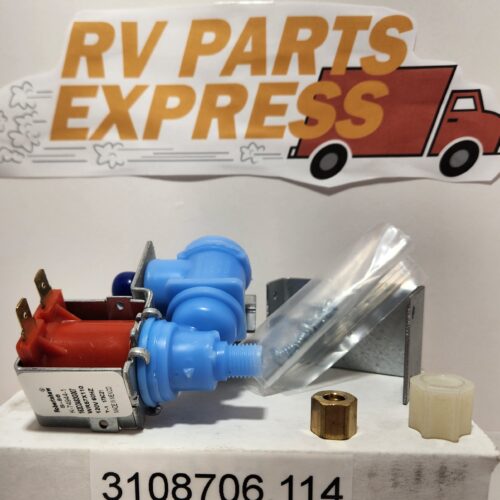 Dometic 3108706.114 Sol. Valve, Water W/Fittings