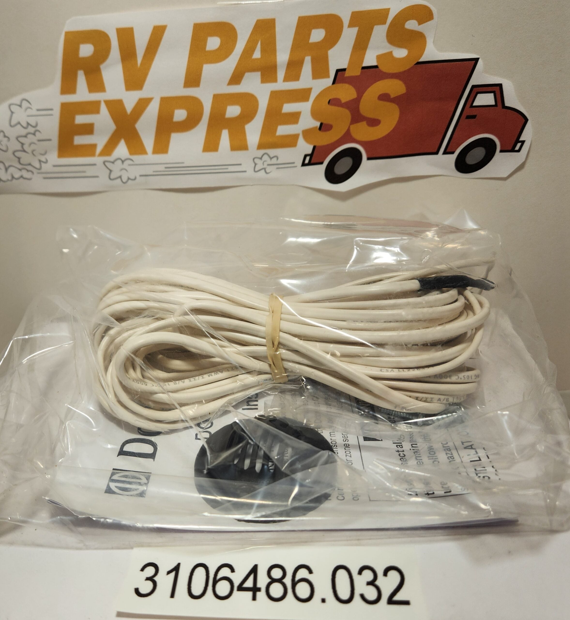 Dometic 3106486.032 Sensor Remote Black 40'