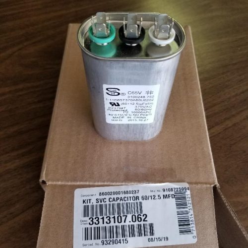 Dometic 3313107.062 Svc Capacitor 60+12.5