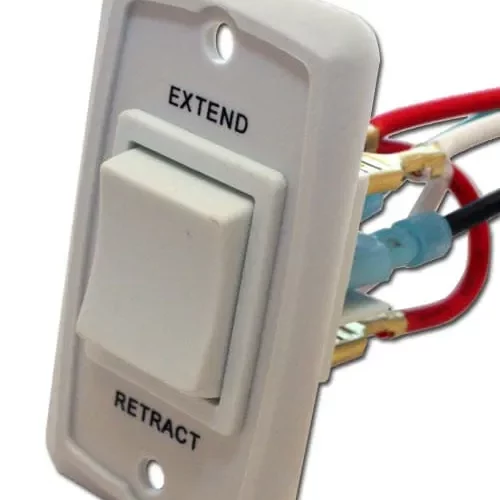 Lippert  Stab Jack Switch W/Bezel White W/Harness 144214