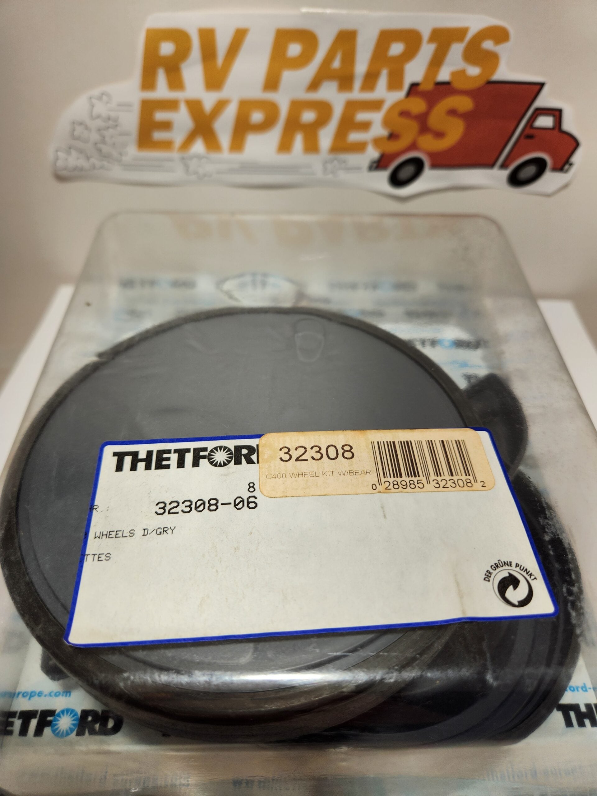 Thetford C400 Wheel Kit W/ Bearings (2) 32308