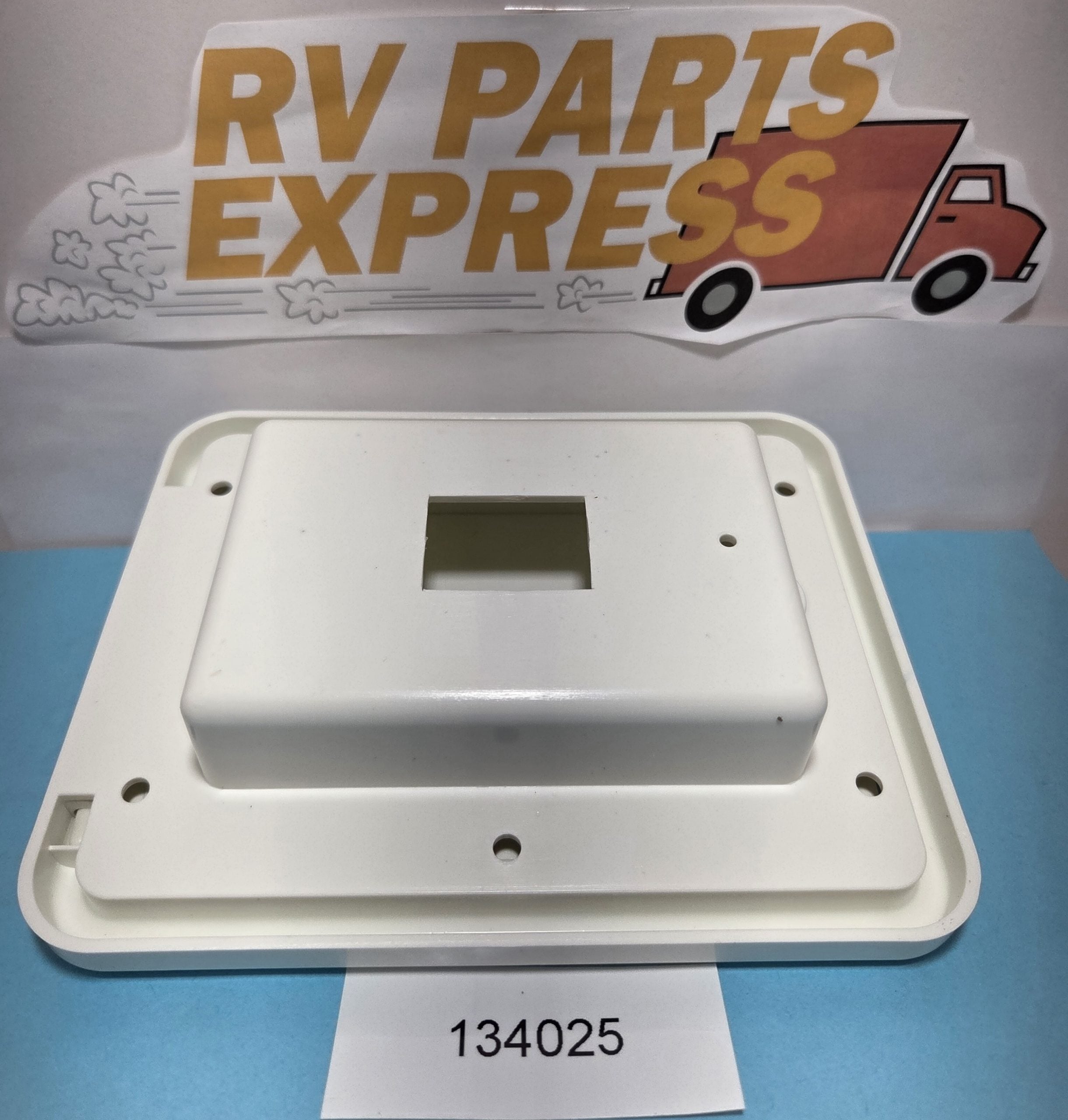 Lippert White Door W/Hole - Switch Hatch Box 134025 - Image 2