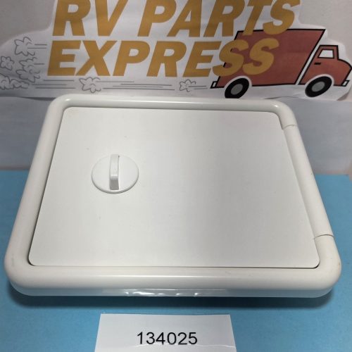 Lippert White Door W/Hole - Switch Hatch Box 134025