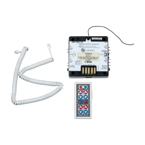Lippert Wireless Jack Controls W/ Coiled Cable - 25A 742318