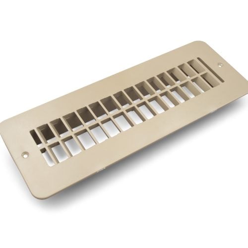 Thetford Floor Register, 2X10, No Damper, Tan 94258