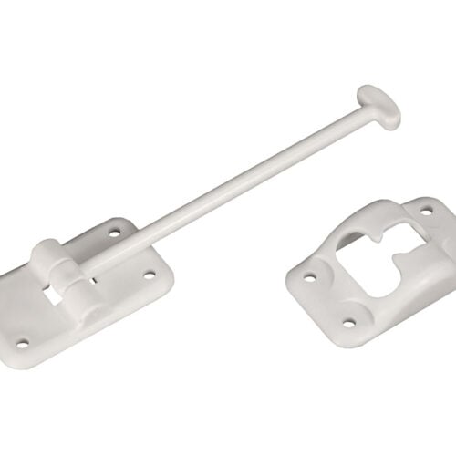RV Designer Entry Door Holder - Plastic T 6" -White E235