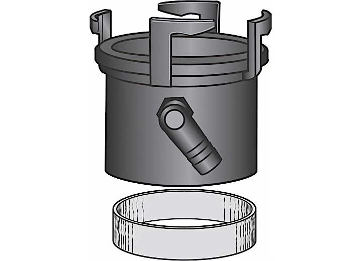 Thetford Kit, Adaptor 3" Bay 2" Barb 70405