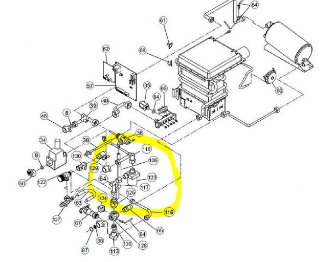 Suburban On Demand Water Heater Iw60Rl Water Pump (233390) 521299 - Image 3