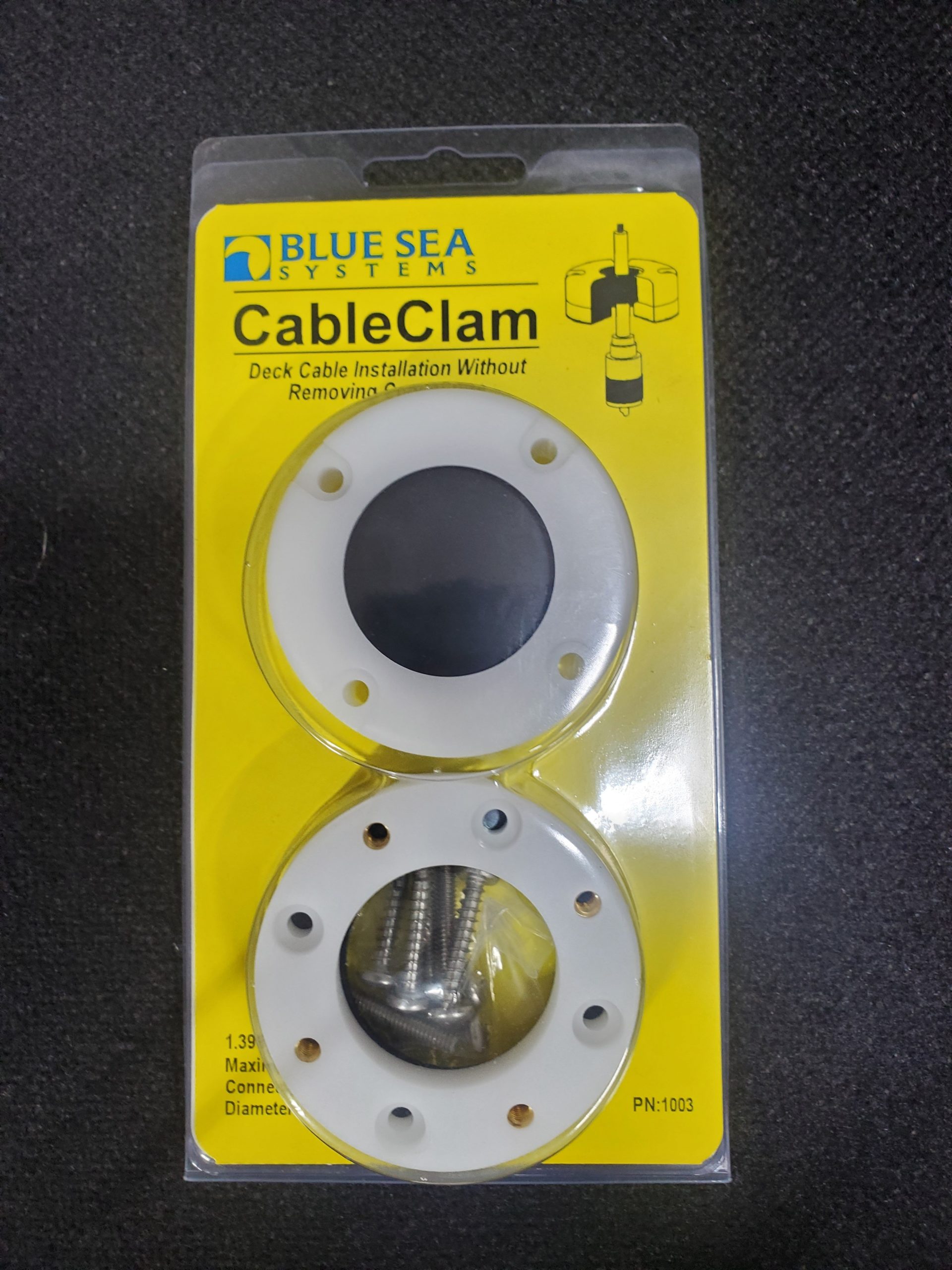 Blue Sea Systems CableClam Deck Waterproof Cable Pass-thru 1003