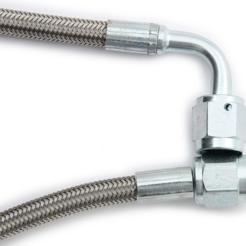 Aeroquip 04 Teflon Hose 15in Str-90 Deg