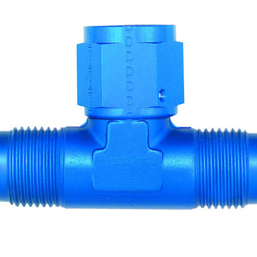 #8 Tee w/ #8 Female Bottom Adapter