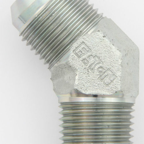 45 Male Elbow #10 To 3/8 Npt Steel Fitting