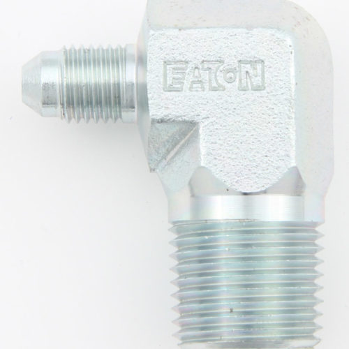 90 Male Elbow #4 To 1/2 Npt Steel Fitting