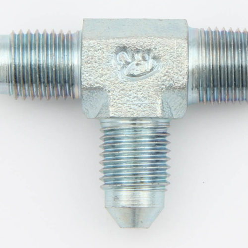 Male Run Tee Steel #3 To 1/8 Npt