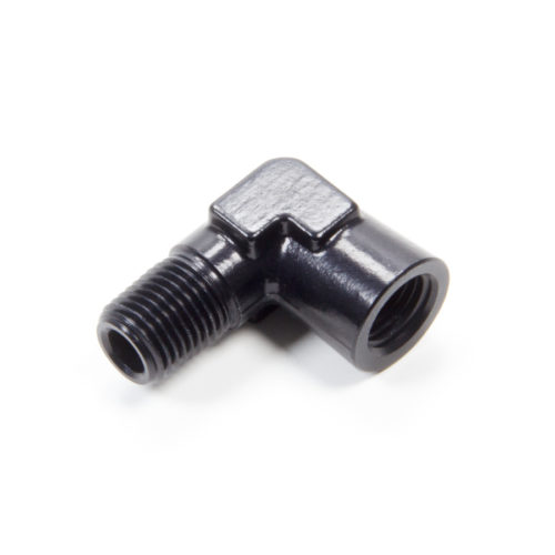 1/4in 90 Deg Elbow Female/Male Black