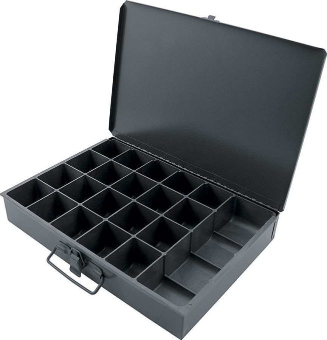 Allstar Performance  Metal Storage Case 21 Comp 9.5x13.5x2