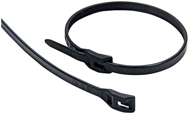 Allstar Performance  Wire Ties Black 8.00 Flush Fit 100pk