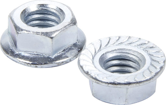 Allstar Performance  Serrated Flange Nuts 5/16-18 10pk