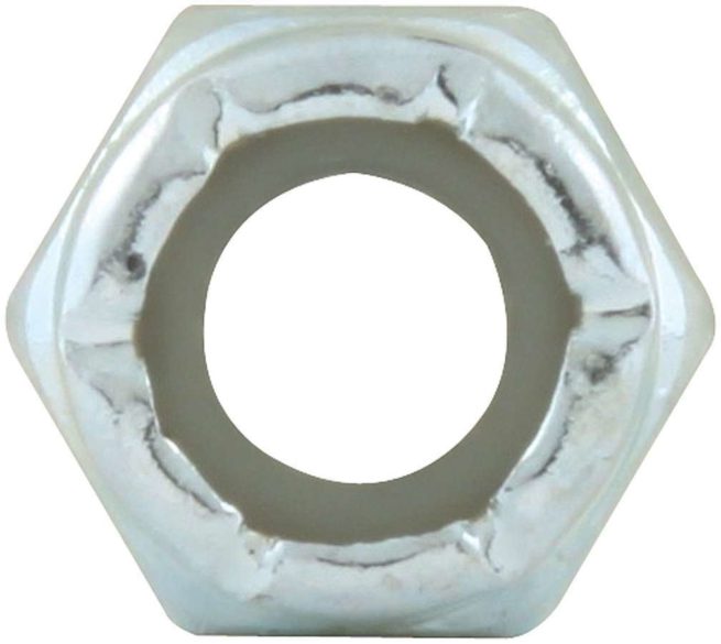 Allstar Performance  Thin Nylon Insert Nuts 1/4-28 10pk