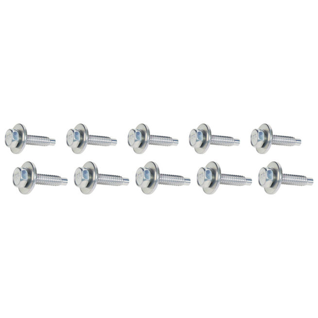 Allstar Performance  Body Bolt 1-1/8in 10pk Silver