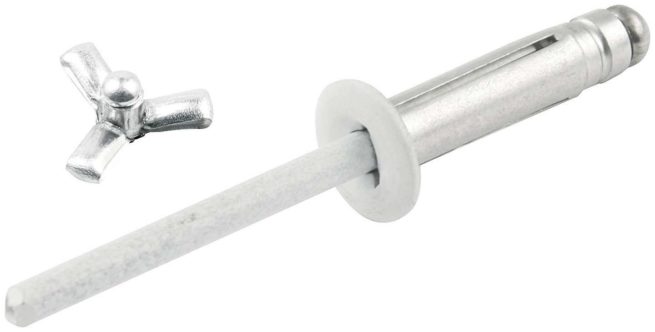 Allstar Performance  Sm Hd Rivet 250pk White Flange Type