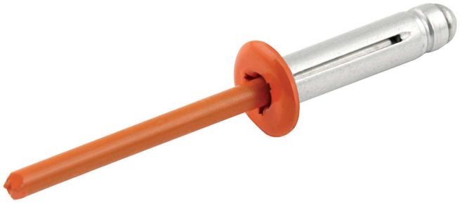 Allstar Performance  Sm Hd Rivet 250pk Orange Flange Type