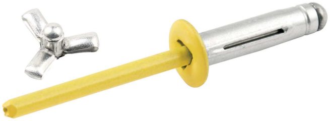 Allstar Performance  Sm Hd Rivet 250pk Yellow Flange Type