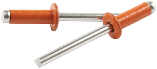 Allstar Performance  Sm Hd Rivet Orange Alum 250pk