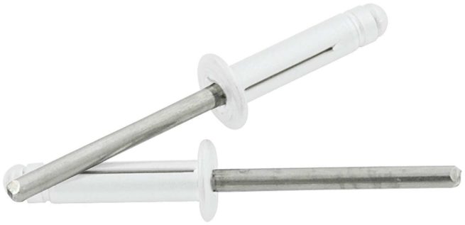 Allstar Performance  Md Hd Rivet 250Pk Silver Flange Type St Mandrel