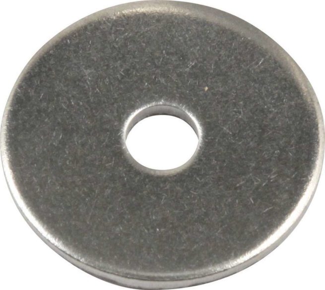 Allstar Performance  Back Up Washers 3/16 Large O.D. 100pk Steel