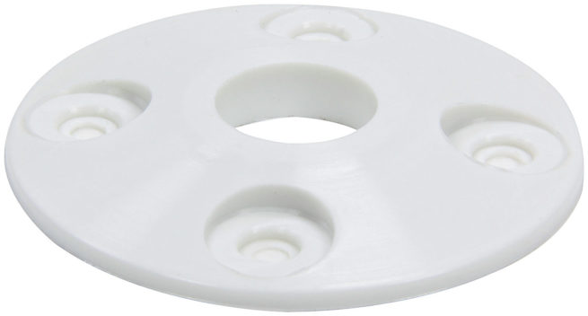 Allstar Performance  Scuff Plate Plastic White 4pk