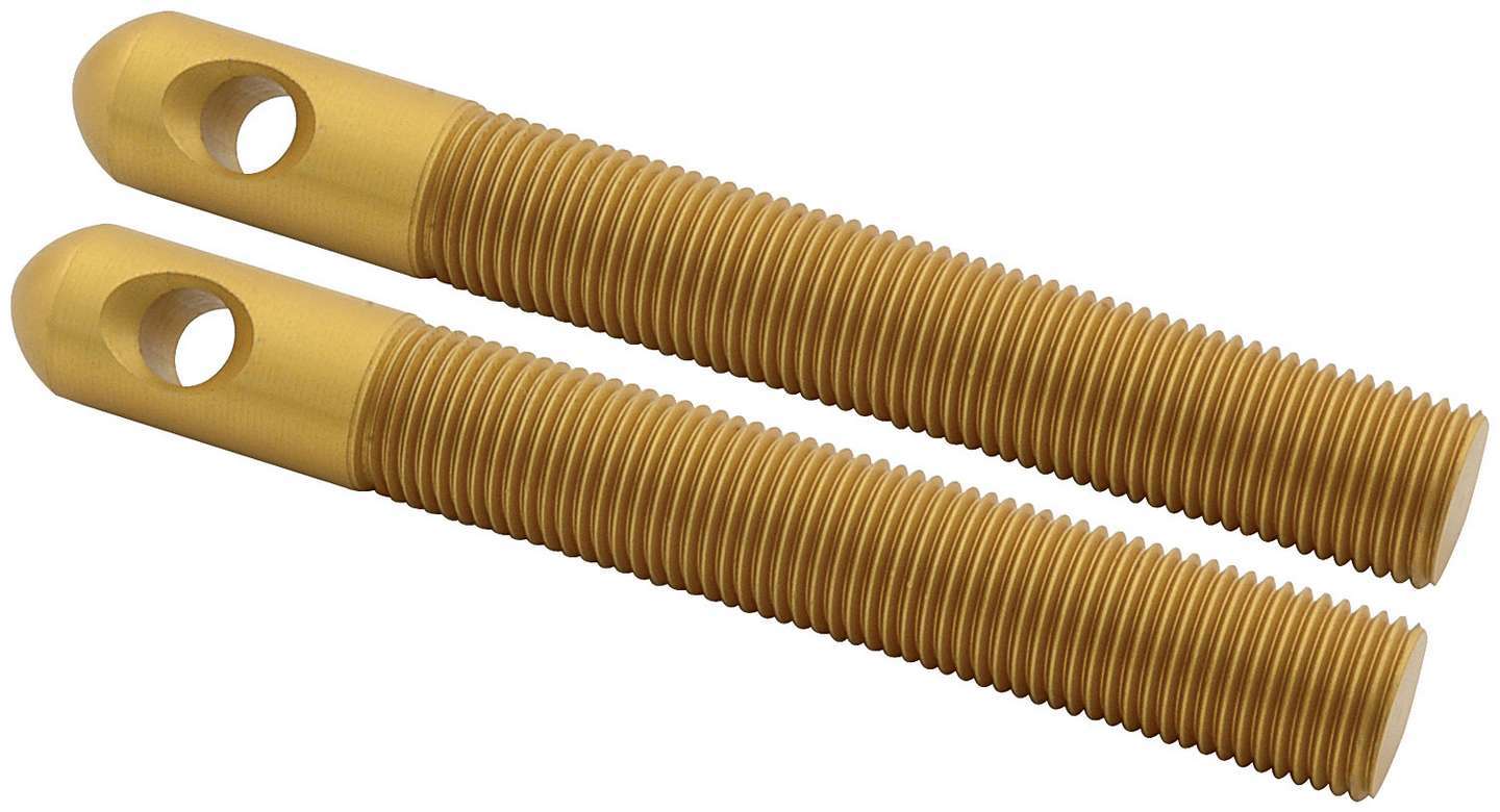 Allstar Performance Repl Aluminum Pins 1/2in Gold 2pk