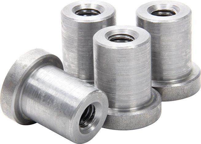 Allstar Performance  Weld On Nuts 3/8-16 Long 4pk