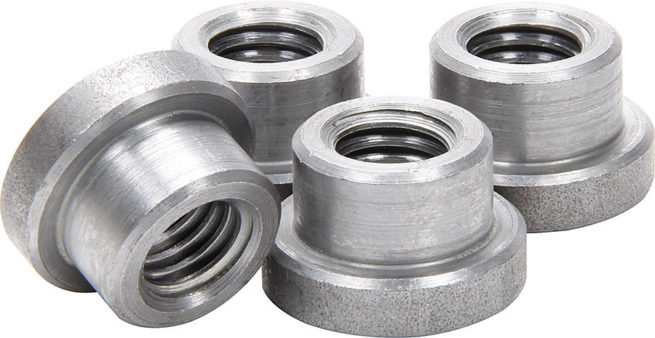 Allstar Performance  Weld On Nuts 1/2-13 Short 4pk