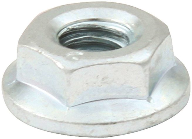 Allstar Performance  Spin Lock Nuts 50pk Silver