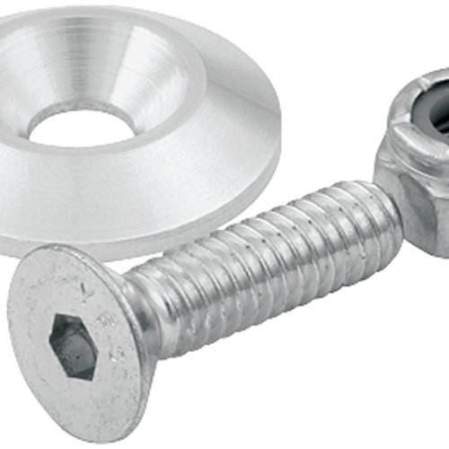 Allstar Performance Countersunk Bolts #10 w/1in Washer 10pk