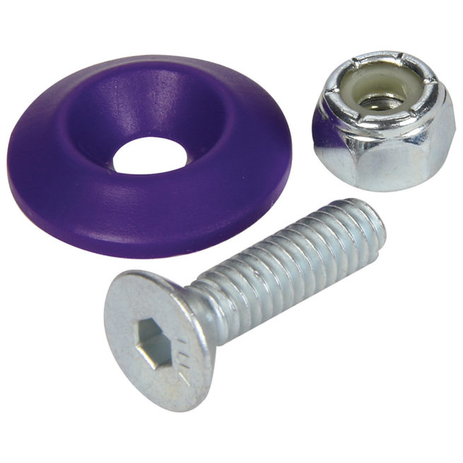 Allstar Performance  Countersunk Bolt Kit Purple 50pk