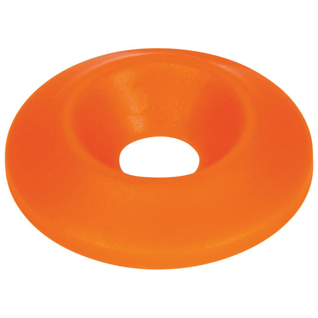 Allstar Performance  Countersunk Washer Fluorescent Orange 10pk