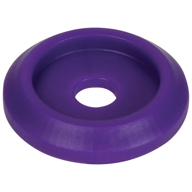 Allstar Performance  Body Bolt Washer Plastic Purple 10pk