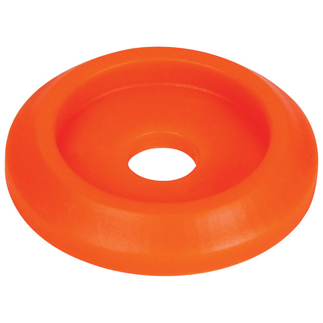 Allstar Performance  Body Bolt Washer Plastic Fluorescent Orange 50pk