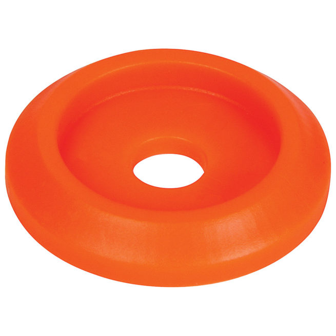 Allstar Performance  Body Bolt Washer Plastic Fluorescent Orange 10pk