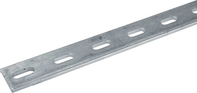 Allstar Performance  Alum Body Strap Slotted 3/16x1x46