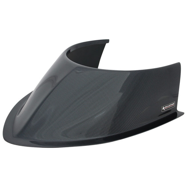 Allstar Performance  Tapered Front Hood Scoop Long 5-1/2in Curved